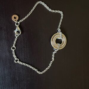 Pandora Two-Tone Silver and Gold Bracelet